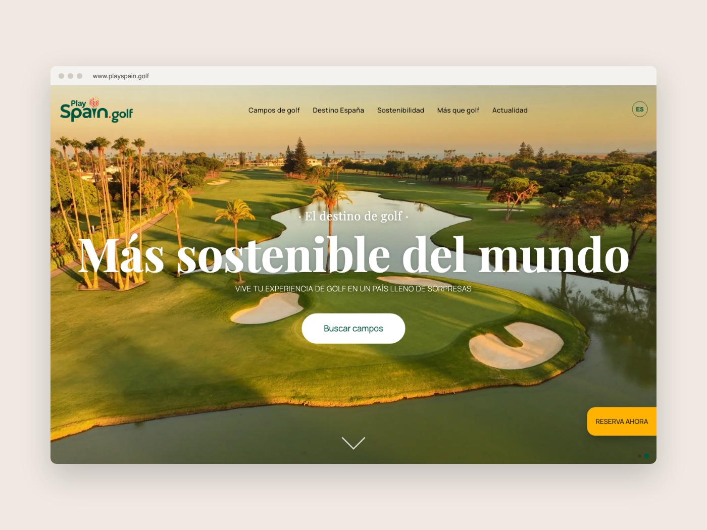 Portada de PlaySpain.Golf